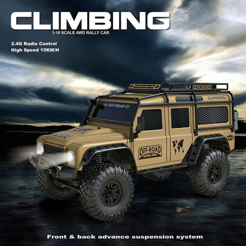 1/10 Scale Large RC Rock Crawler – 4WD Off-Road Beast Climbing Truck