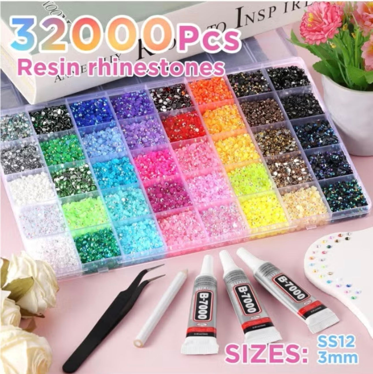 Resin Jelly Rhinestone 40 colors