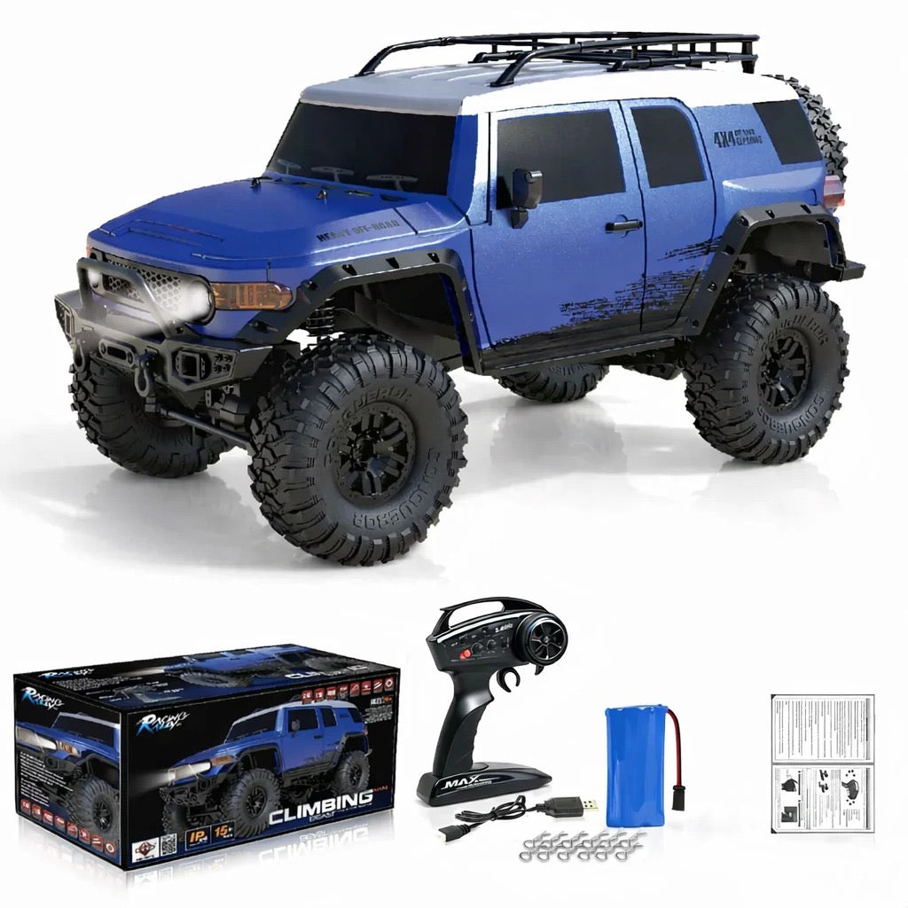 1/10 Scale RC Crawler - 4WD Hobby Grade Offroad Rock Crawler (ABS Hard Shell & RTR)