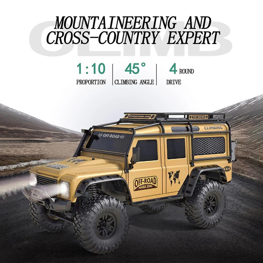 1/10 Scale Large RC Rock Crawler – 4WD Off-Road Beast Climbing Truck