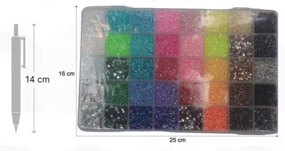 Resin Jelly Rhinestone 40 colors