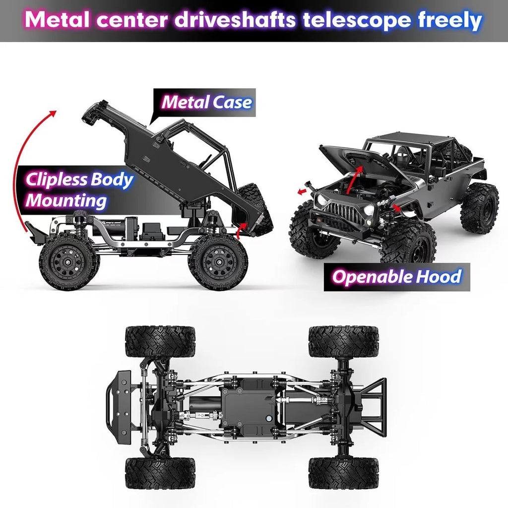 HYPER GO H12Y 1/12 Brushless 4WD RC Rock Crawler Truck