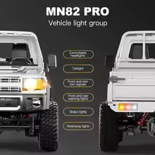 Toyota LC 1:12 Full Scale RC CAR  MN82 PRO Controllable Headlights 2.4G 4WD Off-Road
