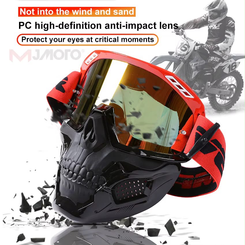 Motorcycle Riding Goggles Mask Motorbike Face Mask Protective